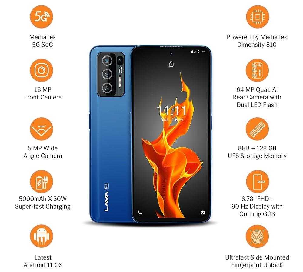 The Weekend Leader - Lava launches of its first 5G smartphone at Rs 19,999